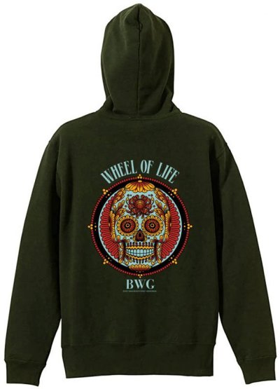 画像4: B.W.G / WHEEL OF LIFE / HOODIE(全3色）
