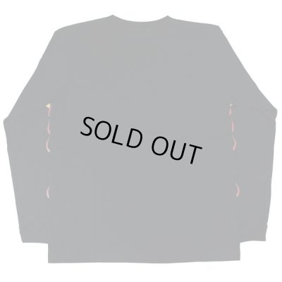 画像8: SALE!!B.W.G / FIRE PATTERN LONG SLEEVE TEE / パターンRED