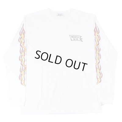 画像3: SALE!!B.W.G / FIRE PATTERN LONG SLEEVE TEE / パターンRED