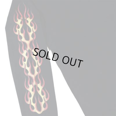画像6: SALE!!B.W.G / FIRE PATTERN LONG SLEEVE TEE / パターンRED