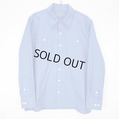 画像4: BLUCO / STD WORK SHIRTS L/S / 長袖シャツ(サックス、ストライプ)