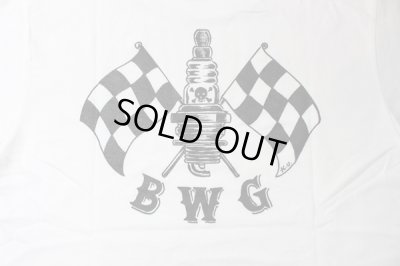 画像10: B.W.G / CHECKER SPARK / Tシャツ