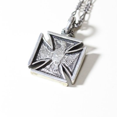 画像3: B.W.G x CHOOKE / EAGLE IRONCROSS NECKLACE