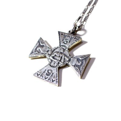 画像3: B.W.G x CHOOKE / INDIAN and EAGLE SURFERS CROSS NECKLACE
