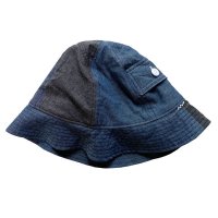 B.W.G / CHAMBRAY UPCYCLE HAT/ HAT