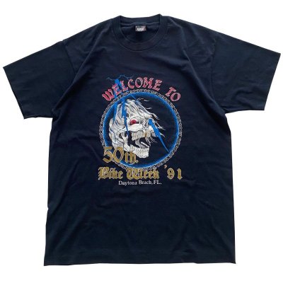 画像1: USED /  BIKE WEEK '91 / Tシャツ