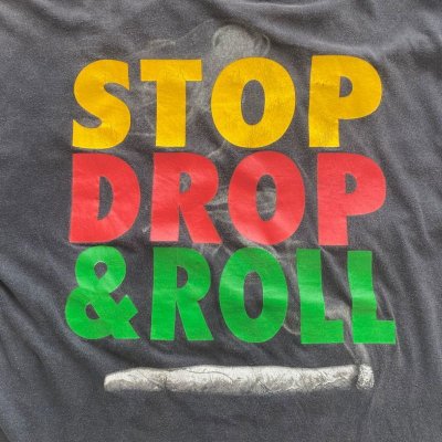 画像2: USED /  STOP DROP & ROLL / Tシャツ