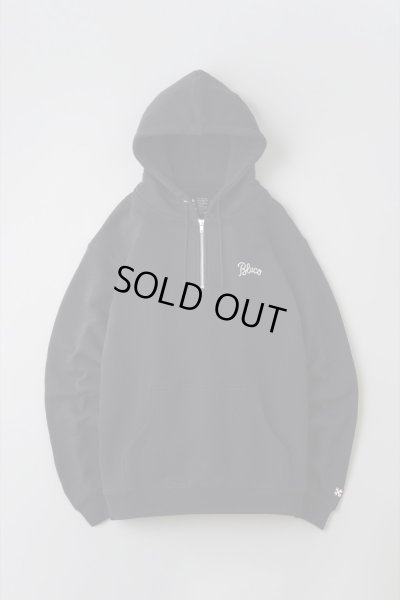 画像4: BLUCO / HEAVY PILE SWEAT HALF ZIP HOODIE-EMB- / HOODIE(全3色）