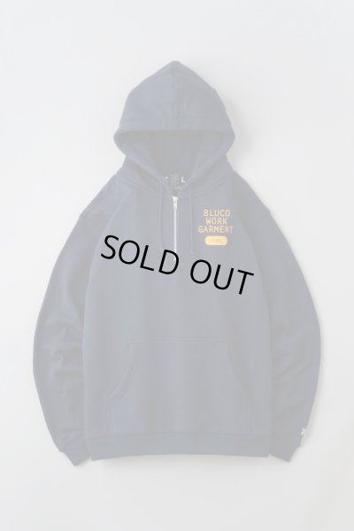 画像1: BLUCO / HEAVY PILE SWEAT HALF ZIP HOODIE-1165- / HOODIE(全3色）