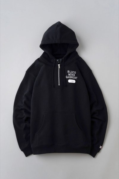 画像2: BLUCO / HEAVY PILE SWEAT HALF ZIP HOODIE-1165- / HOODIE(全3色）