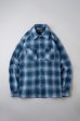 画像3: BLUCO / OMBRE CHECK FLANNEL SHIRTS / 長袖シャツ(全3色)