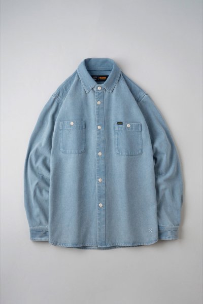 画像2: BLUCO / 8oz DENIM WORK SHIRTS / 長袖シャツ(全3色)