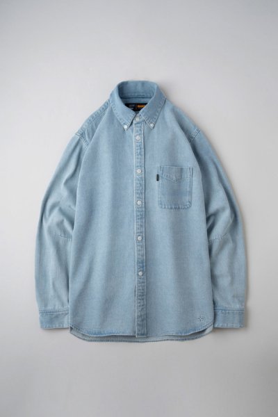 画像1: BLUCO / 8oz DENIM B/D SHIRTS / 長袖シャツ(全3色)