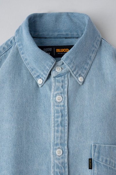 画像2: BLUCO / 8oz DENIM B/D SHIRTS / 長袖シャツ(全3色)