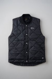 BLUCO / RIB COLLAR QUILTING VEST / ベスト(全3色）