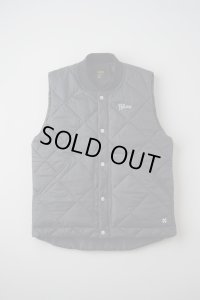 BLUCO / RIB COLLAR QUILTING VEST / ベスト(全3色）