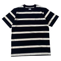 B.W.G /  BORDER T-SHIRTS / Tシャツ(BLACK X WHITE)