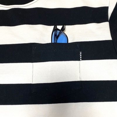 画像4: B.W.G / BORDER L/S POCKET / カットソー(全2色)