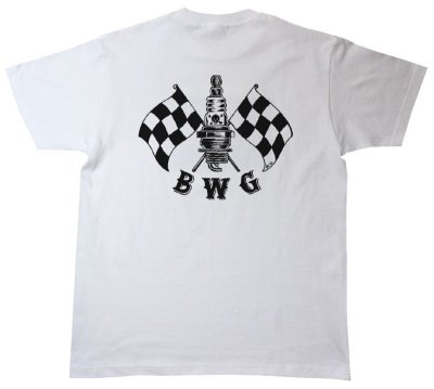 画像1: B.W.G/ CHECKER SPARK / Tシャツ(全2色）