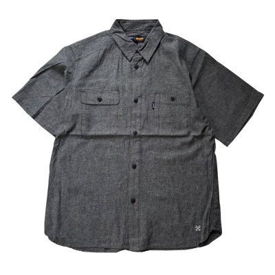 画像1: BLUCO / CHABRAY WORK SHIRTS/  半袖シャツ(全3色)