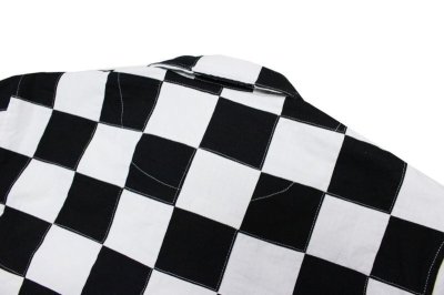 画像5: B.W.G / PATCHWORK SHIRTS  /  半袖シャツ(限定50枚)