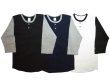 画像1: BLUCO / HENLY NECK SHIRTS (七分袖) / ヘンリーネックシャツ (1)