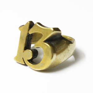 画像: B.W.G / HATCHET Collabo "13" PINKY RING  / リング 