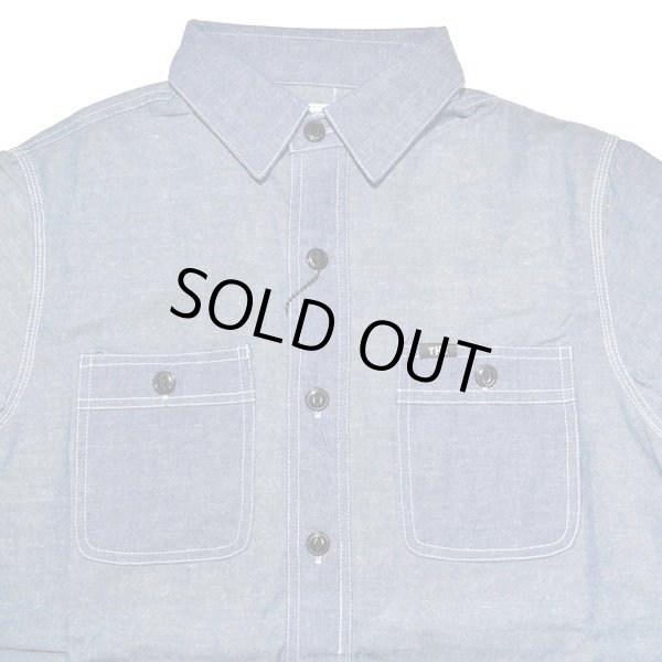 画像7: THE HIGHEST END / Chambray Work Shirts  S/S / S/S シャンブレーシャツ (7)