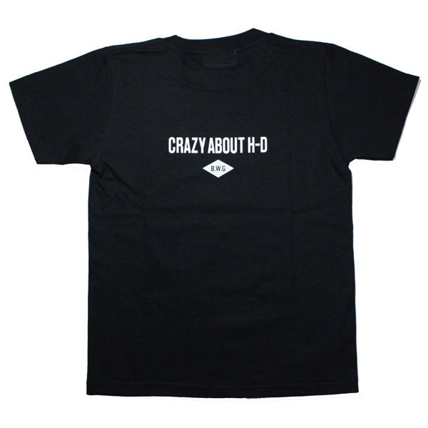 画像4: 30%OFF!!B.W.G / CRAZY ABOUT H-D / KIDSTシャツ(KIDS) (4)