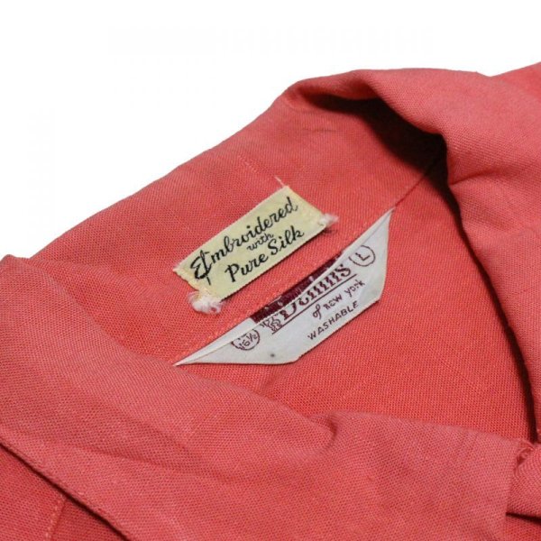 画像4: USED / 50's〜 RAYON SHIRTS / L/S シャツ (4)