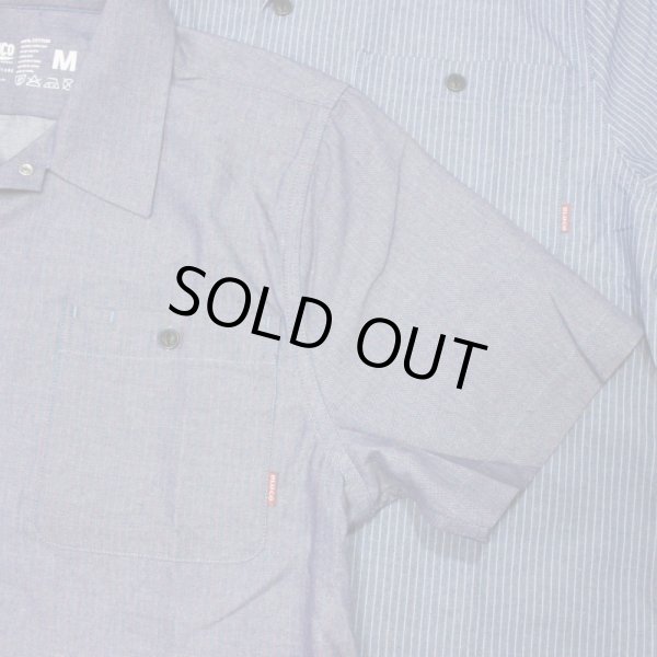 画像6: BLUCO / WORK SHIRTS S/S -C.Stripe- / S/Sシャツ(2色) (6)