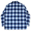 画像3: SALE!!NADA. / Pajama Shirts - ombre check (3)