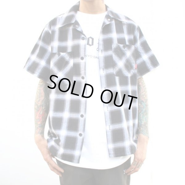 画像9: BLUCO / WORK SHIRTS S/S -ombre check-(全3色) (9)