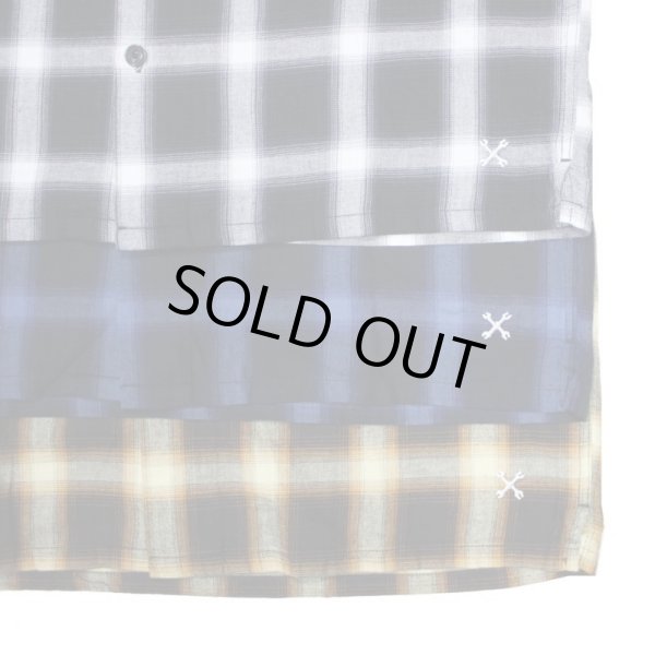 画像8: BLUCO / WORK SHIRTS S/S -ombre check-(全3色) (8)