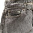 画像3: USED / LEVI'S 501 BLACK  / DENIM PANTS (3)