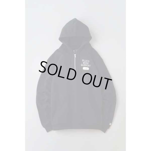 画像2: BLUCO / HEAVY PILE SWEAT HALF ZIP HOODIE-1165- / HOODIE(全3色） (2)