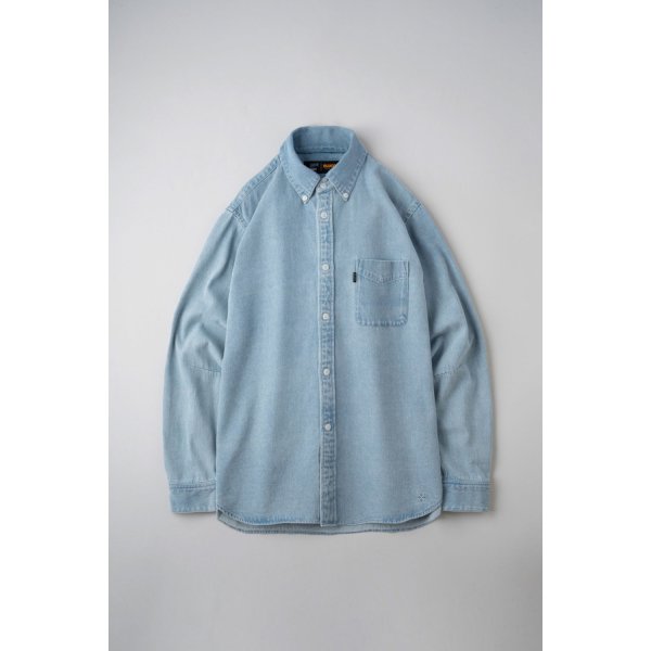 画像1: BLUCO / 8oz DENIM B/D SHIRTS / 長袖シャツ(全3色) (1)