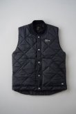 画像1: BLUCO / RIB COLLAR QUILTING VEST / ベスト(全3色） (1)