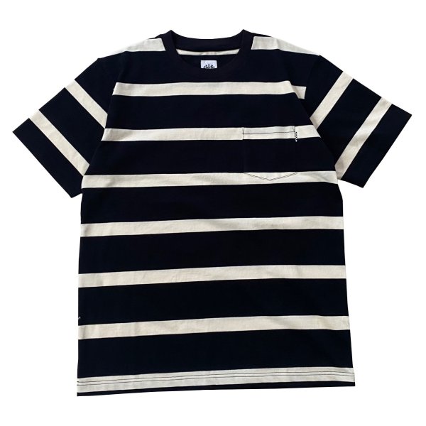 画像1: B.W.G /  BORDER T-SHIRTS / Tシャツ(BLACK X WHITE) (1)