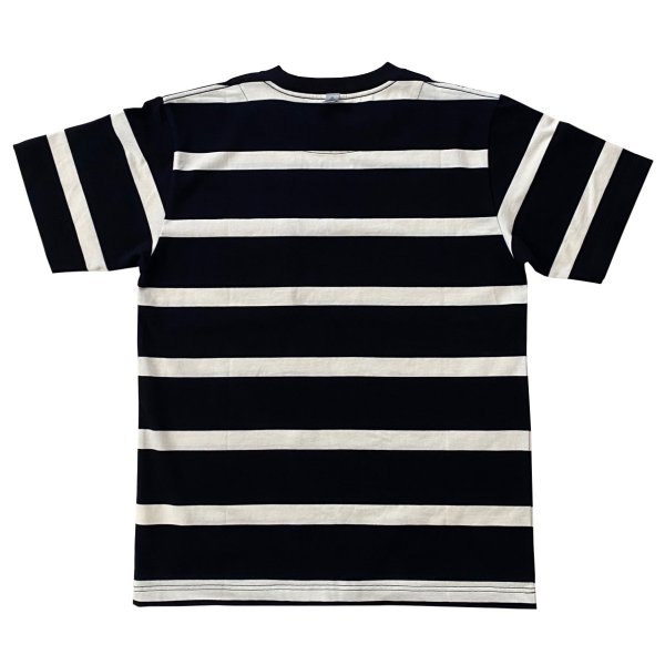 画像2: B.W.G /  BORDER T-SHIRTS / Tシャツ(BLACK X WHITE) (2)