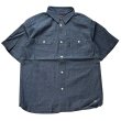 画像3: BLUCO / CHABRAY WORK SHIRTS/  半袖シャツ(全3色) (3)