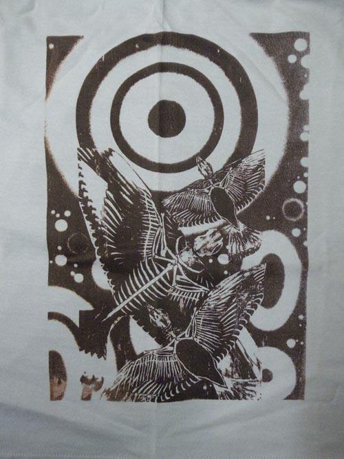 画像: VIOLENTGRIND / 25th記念 / 手刷りマルチプリントTシャツ“4”