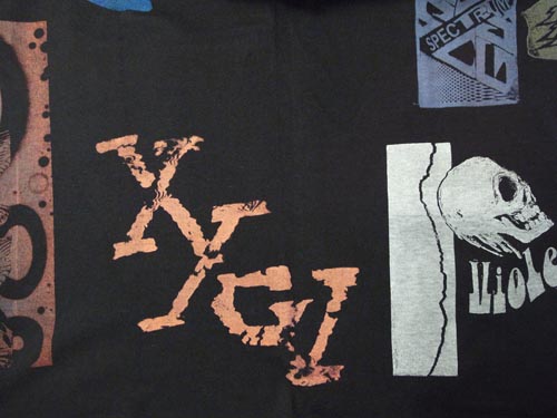 画像: VIOLENTGRIND / 25th記念パート2 / 手刷りマルチプリントTシャツ“4”