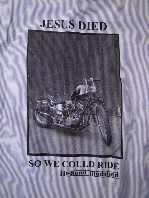 画像: HARD LUCK / JESUS DIED USED L/Sワークシャツ