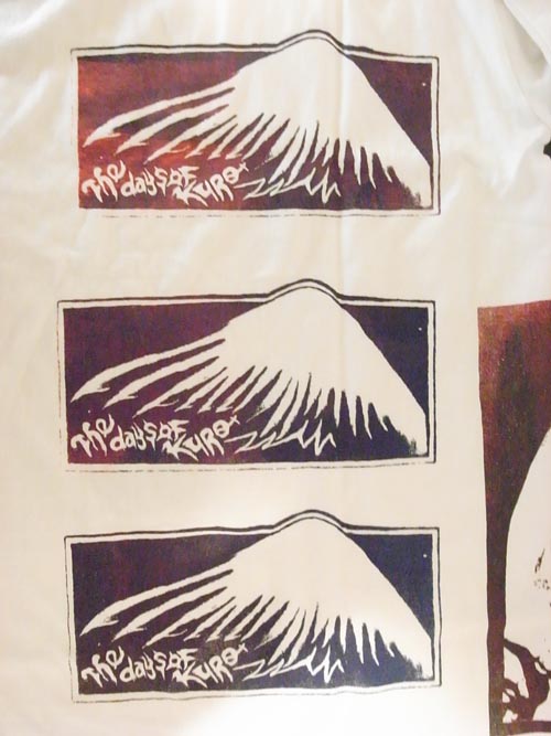 画像: VIOLENTGRIND / THE DAYS OF KURO記念 / 手刷りマルチプリントTシャツ（2）