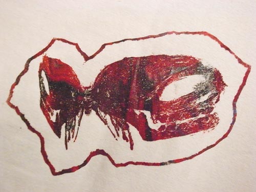 画像: VIOLENTGRIND / THE DAYS OF KURO記念 / 手刷りマルチプリントTシャツ（1）