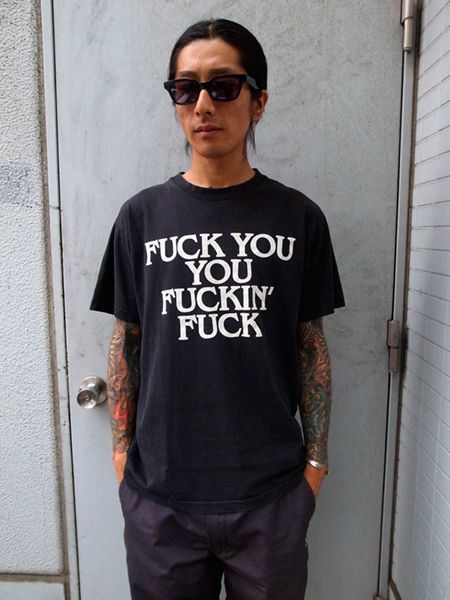 USED / FUCK YOU FUCKIN TEE / Tシャツ - Phorgun web shop